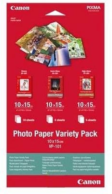 CANON Pro Photo Pap.Variety Pack A4 PVP201PRO InkJet 15 feuilles