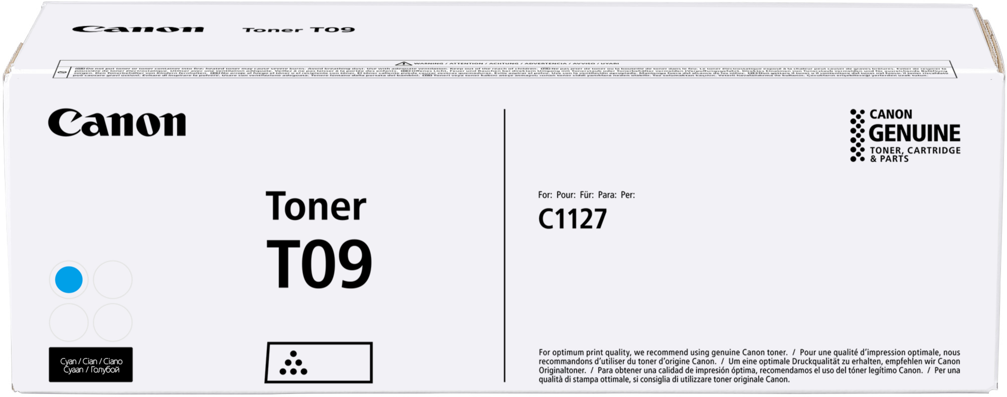 photo CANON Toner cyan T09-C I-SENSYS X C 1127 5900 p.