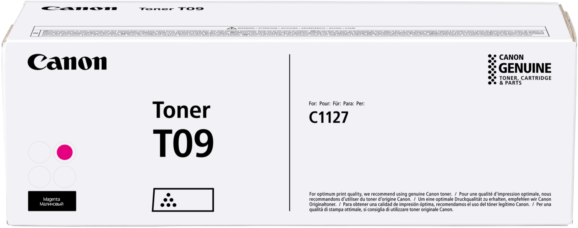 photo CANON Toner magenta T09-M I-SENSYS X C 1127 5900 p.