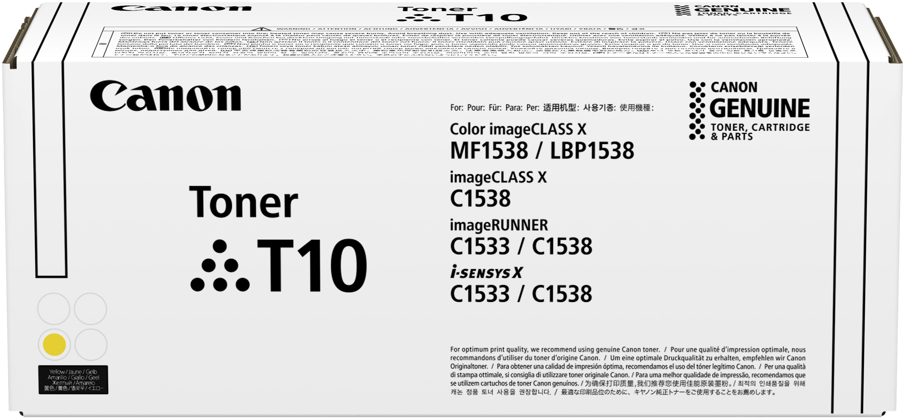 photo CANON Toner yellow T10-Y imageRunner C1530 10'000 p.