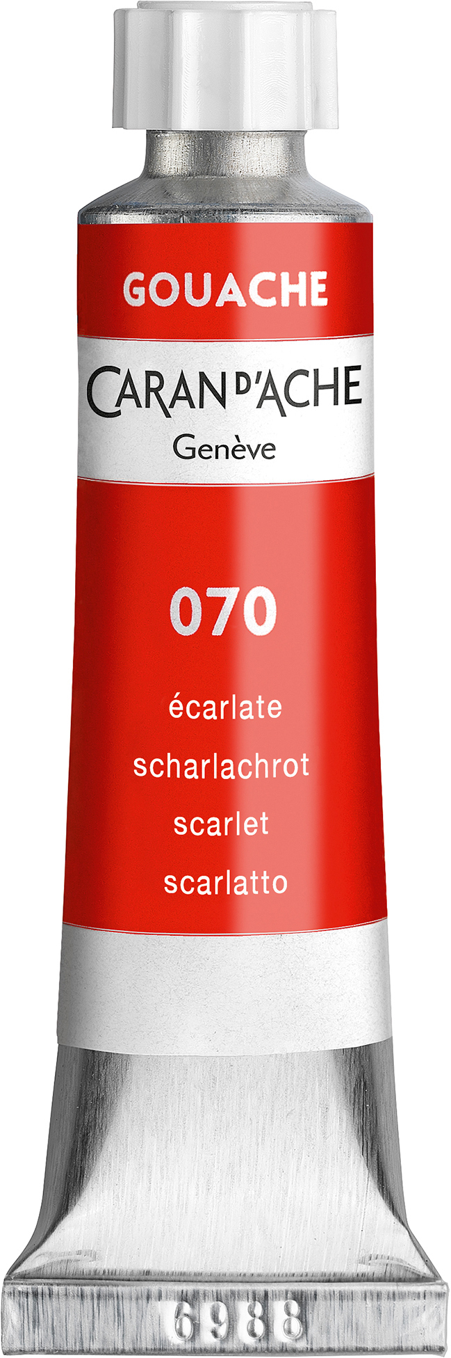 CARAN D'ACHE Couleur opaque Gouache 10ml 2001.070 rouge rouge
