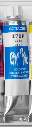 CARAN D'ACHE Couleur opaque Gouache 10ml 2003.170 cyan tube
