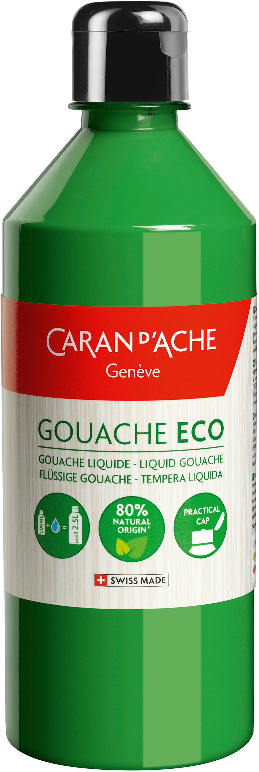 CARAN D'ACHE Couleur opaq.Gouache Eco 500ml 2370.720 vert liquide