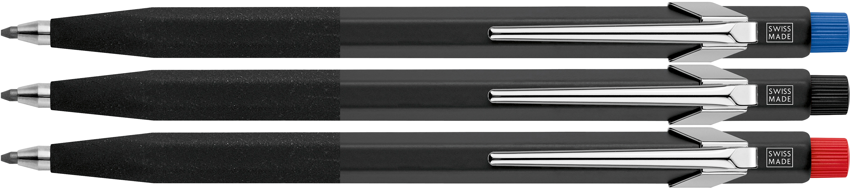 CARAN D'ACHE Porte-mine Fixpencil 3.289 noir, button ass. 3mm