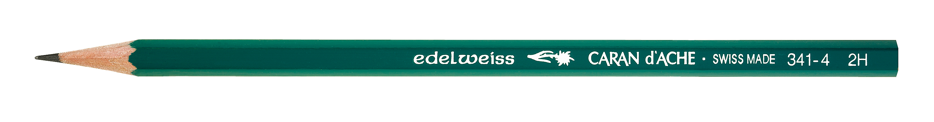 CARAN D'ACHE Crayon Ecolier Edelweiss 2H 341.274 vert