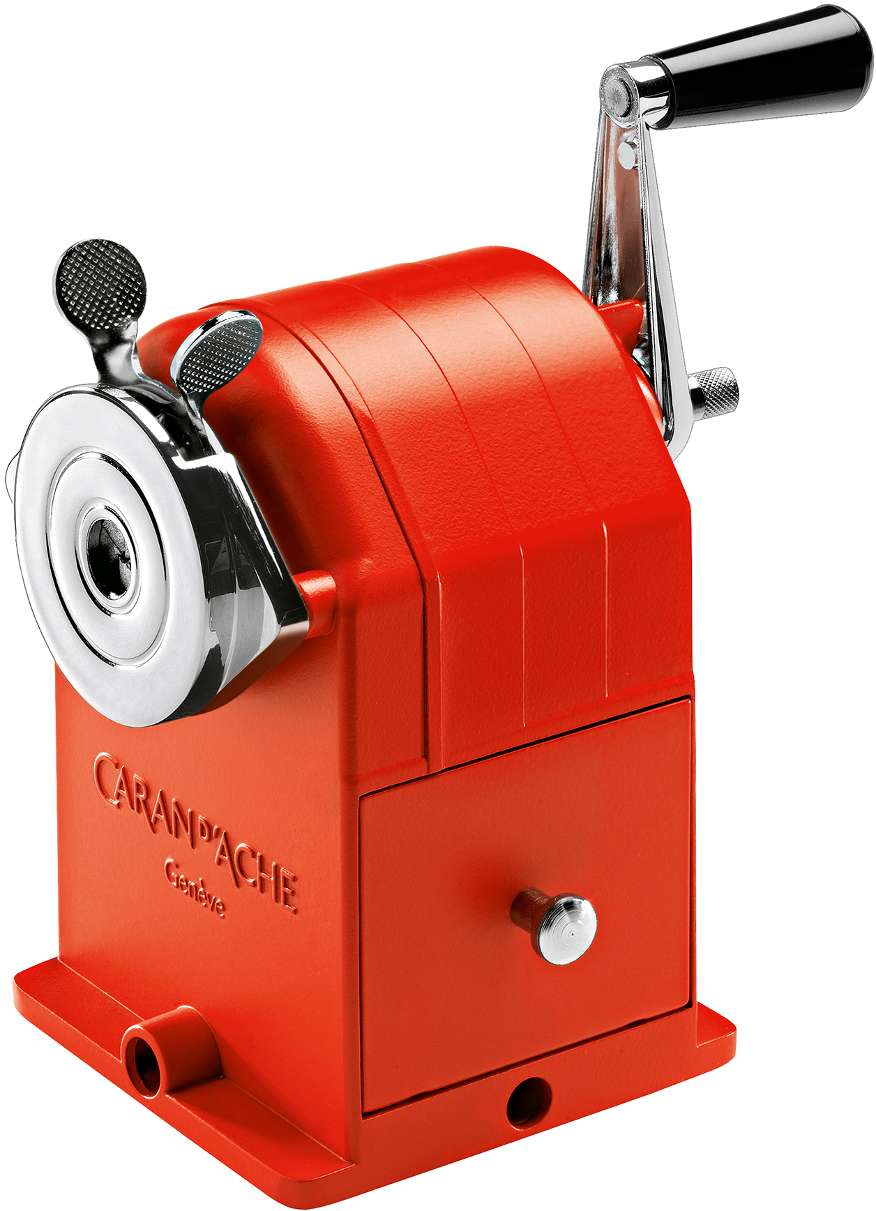 CARAN D'ACHE Machine à tailler 455 455.270 métal, rouge métal, rouge
