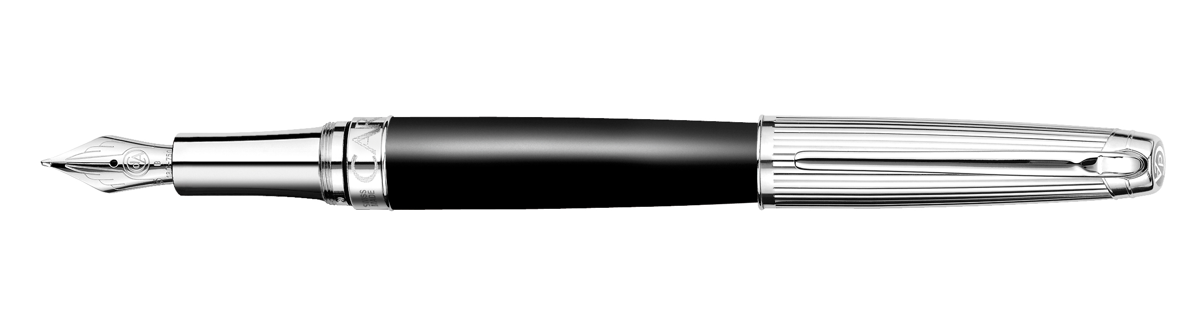 CARAN D'ACHE Stylo plume F 4799.279 Leman Bicolor noir