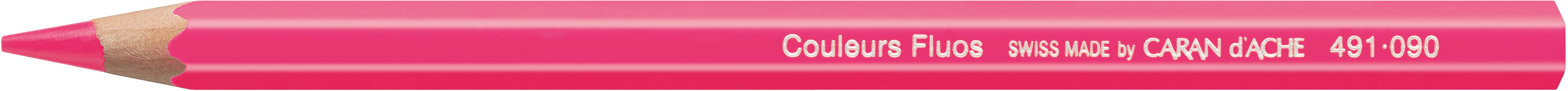 CARAN D'ACHE Crayon de Couleur Classic 491.090 rose fluo rose fluo