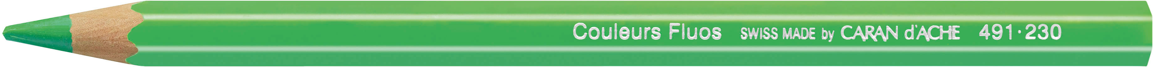 CARAN D'ACHE Crayon de couleur Classic 491.230 vert fluo