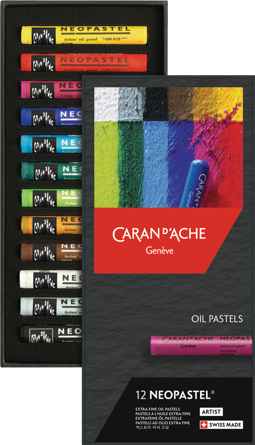 CARAN D`ACHE Neopastel 12 Farben<br>