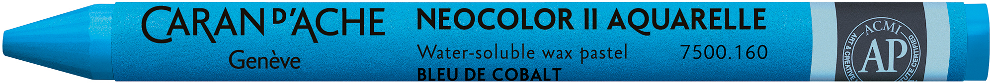 CARAN D'ACHE Crayons de cire Neocolor II 7500.160 bleu cobalt bleu cobalt