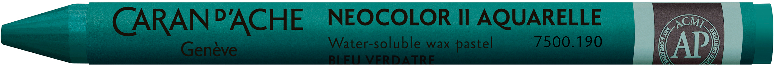 CARAN D'ACHE Crayons de cire Neocolor II 7500.190 vert-bleu