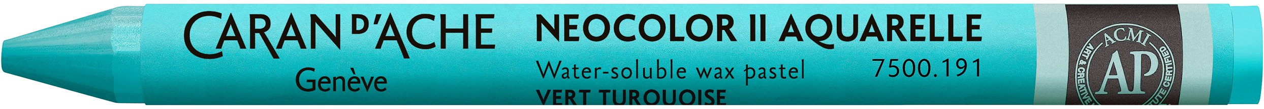 CARAN D'ACHE Crayons de cire Neocolor II 7500.191 vert turqouise