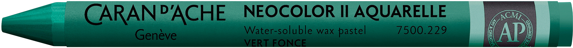 CARAN D'ACHE Crayons de cire Neocolor II 7500.229 vert foncé