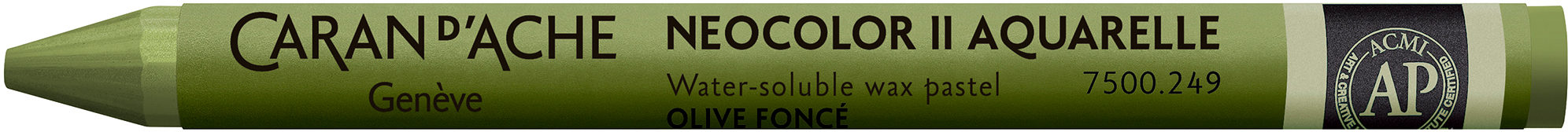 CARAN D'ACHE Crayons de cire Neocolor II 7500.249 olive foncé
