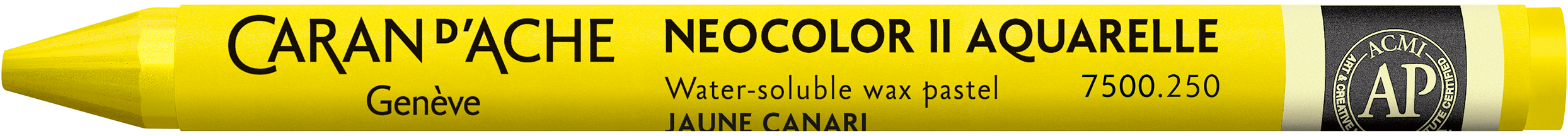 CARAN D'ACHE Crayons de cire Neocolor II 7500.250 jaune canari