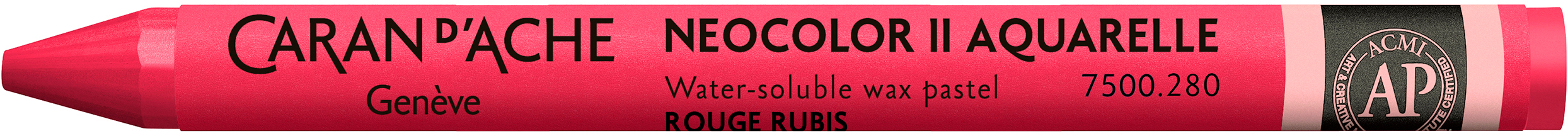 CARAN D'ACHE Crayons de cire Neocolor II 7500.280 rouge rubis