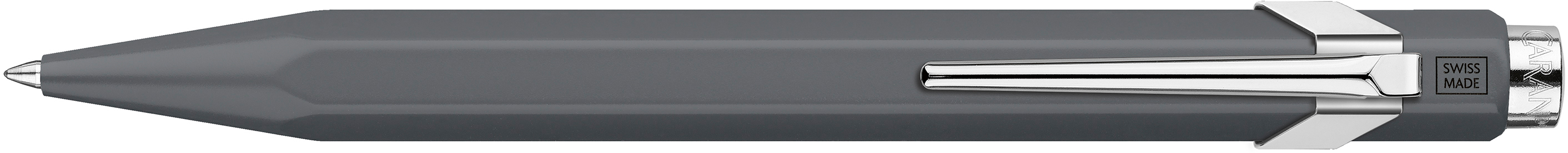 CARAN D'ACHE Roller 849 0.7mm 846.595 gris, avec boîte métal
