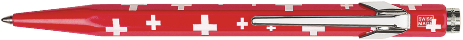 CARAN D'ACHE Stylo à bille 849 Swiss 849.253 rouge/blanc rouge/blanc