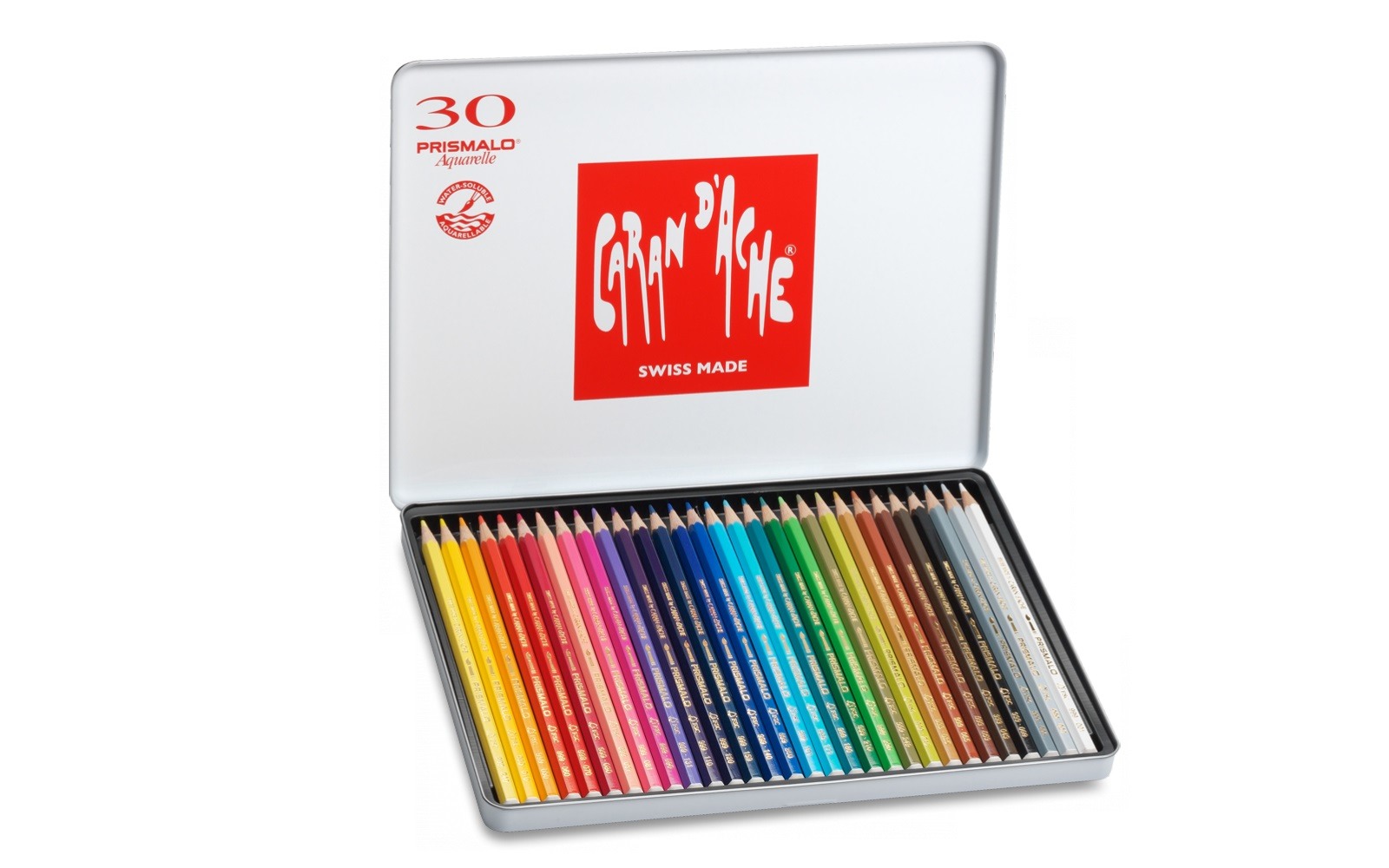 CARAN D'ACHE Crayon de couleur Prismalo 3mm 999.330 ass. boite mét. 30 piece