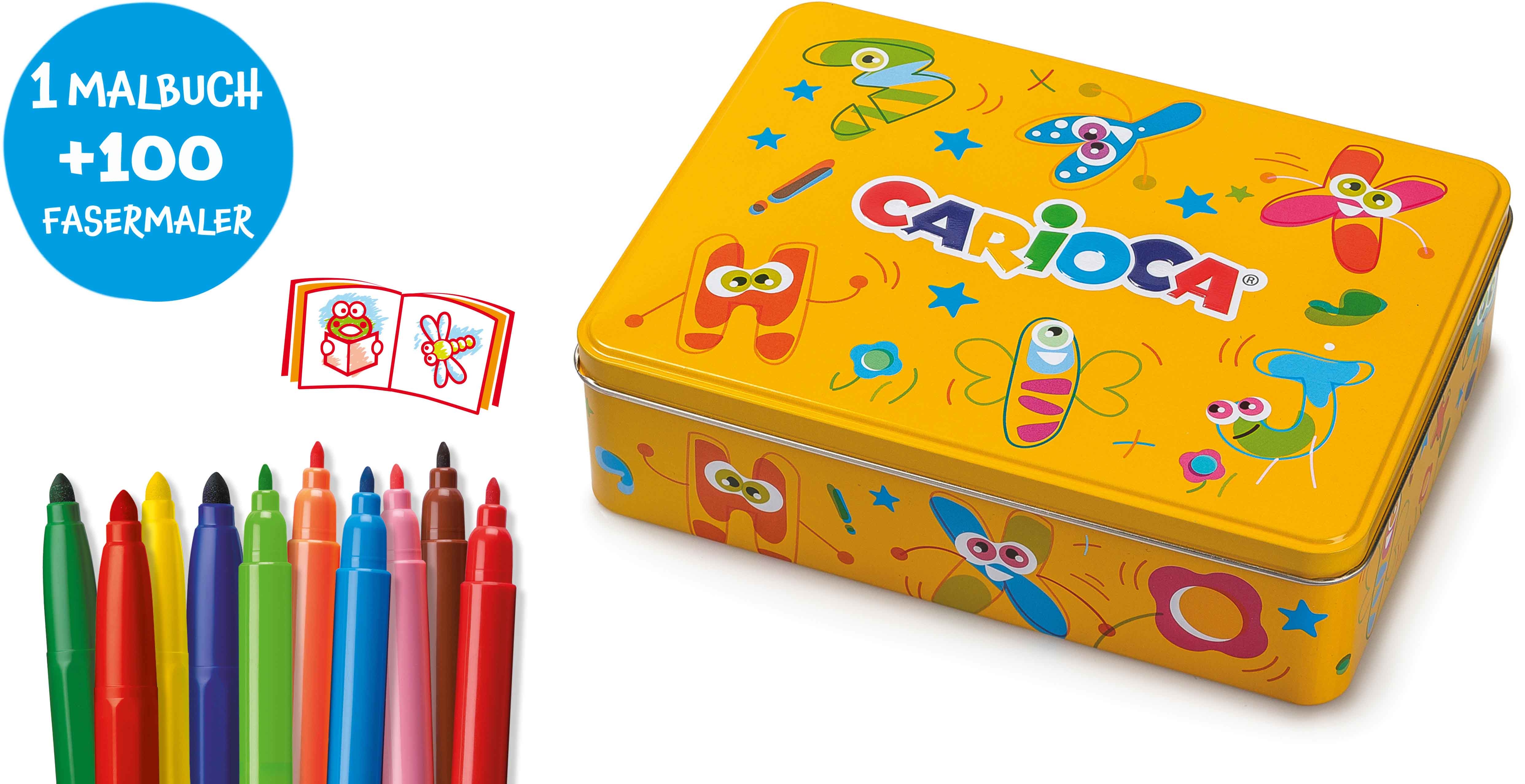 CARIOCA crayon de couleur Box jaune 42736/05 100 pieces