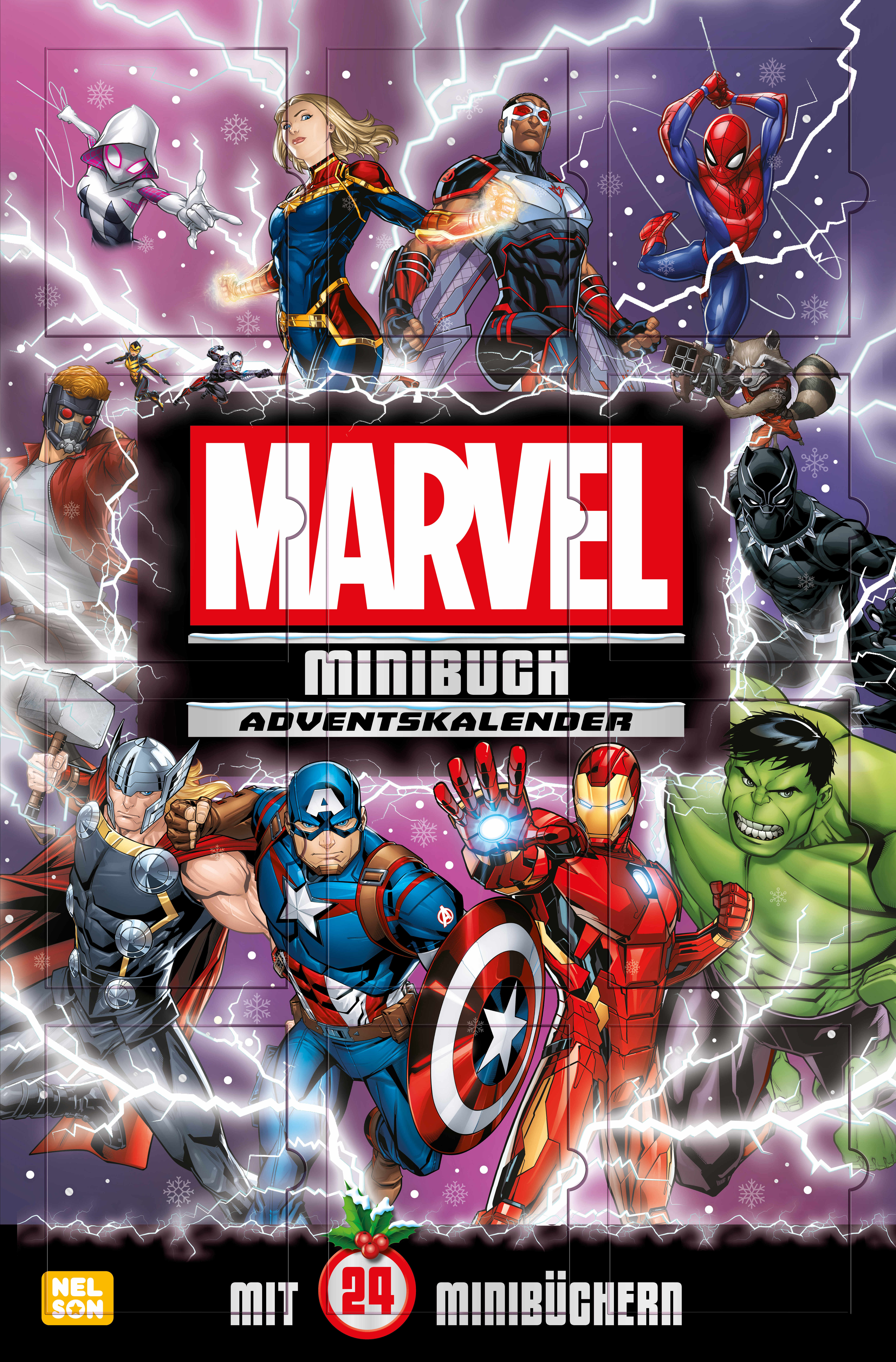 photo CARLSEN Calendrier de l'Avent 512331 Mini-livres Marvel