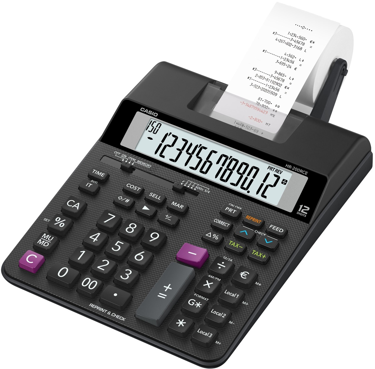 CASIO Calculatrice HR-200RCE