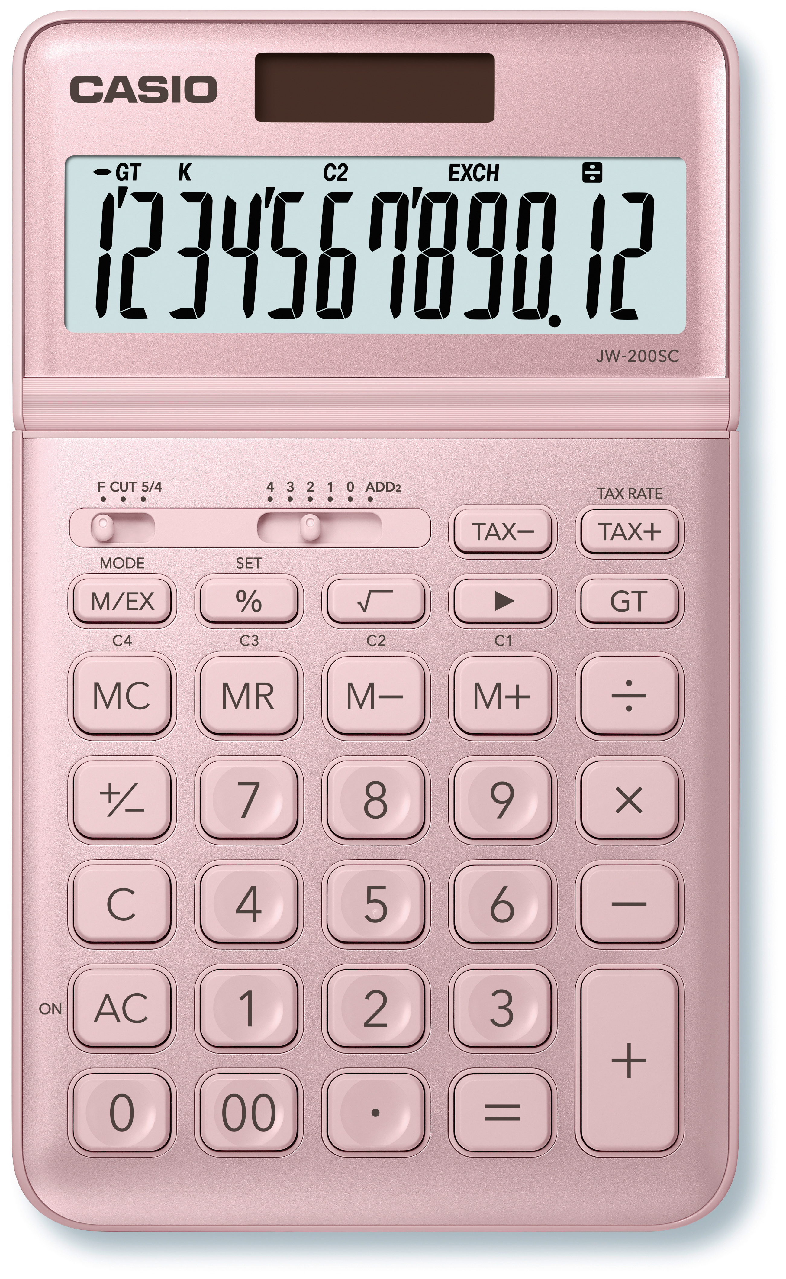 CASIO Calculatrice JW200SCPK 12 chiffres pink 12 chiffres pink