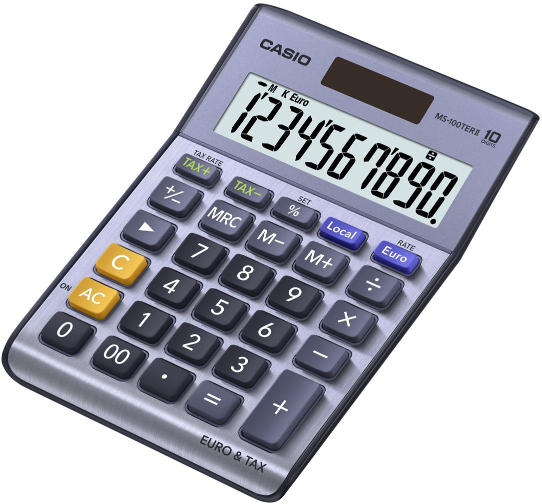 CASIO Calculatrice de table MS-100TERII