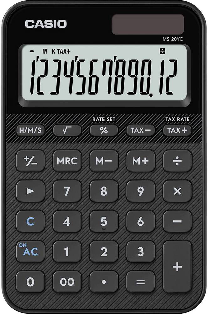 photo CASIO Calculatrice MS-20YC noir