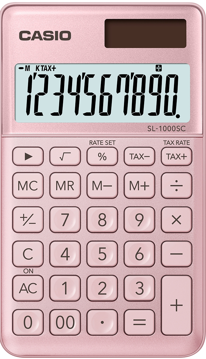 CASIO Calculatrice SL-1000SC-PK pink