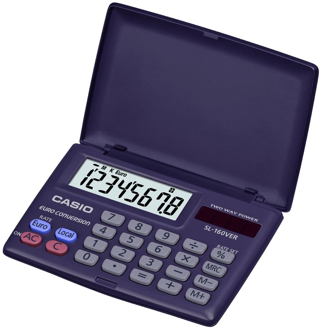 CASIO Calculatrice SL-160VER-SA