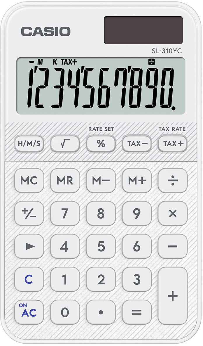 photo CASIO Calculatrice SL-310YC blanc