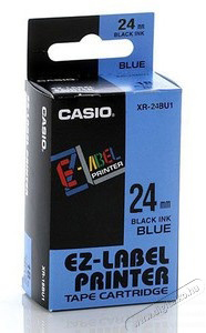 photo CASIO Ruban XR-24BU 24mm/8m noir/bleu