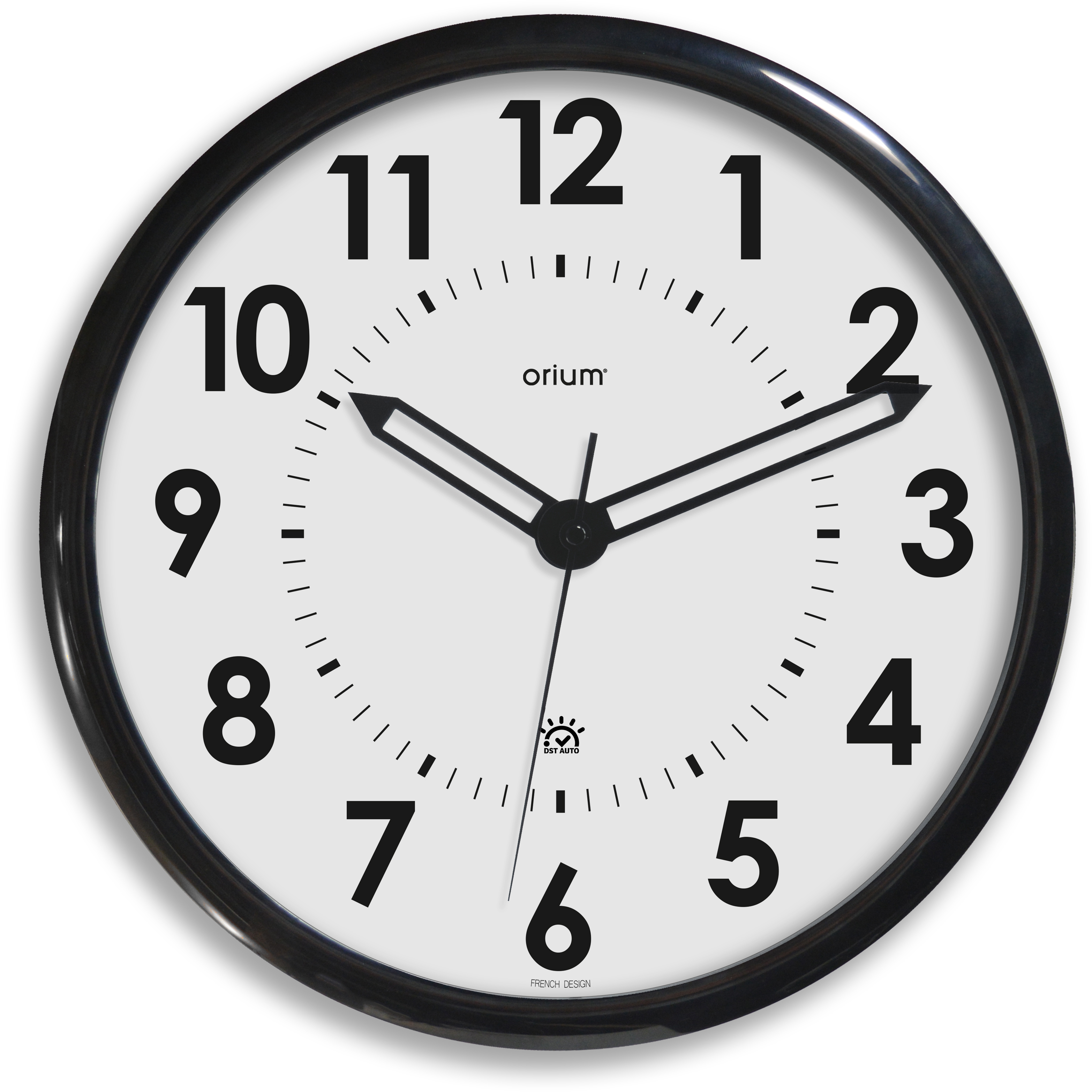 photo CEP Horloge murale 36cm 2110970011 blanc, horloge radio