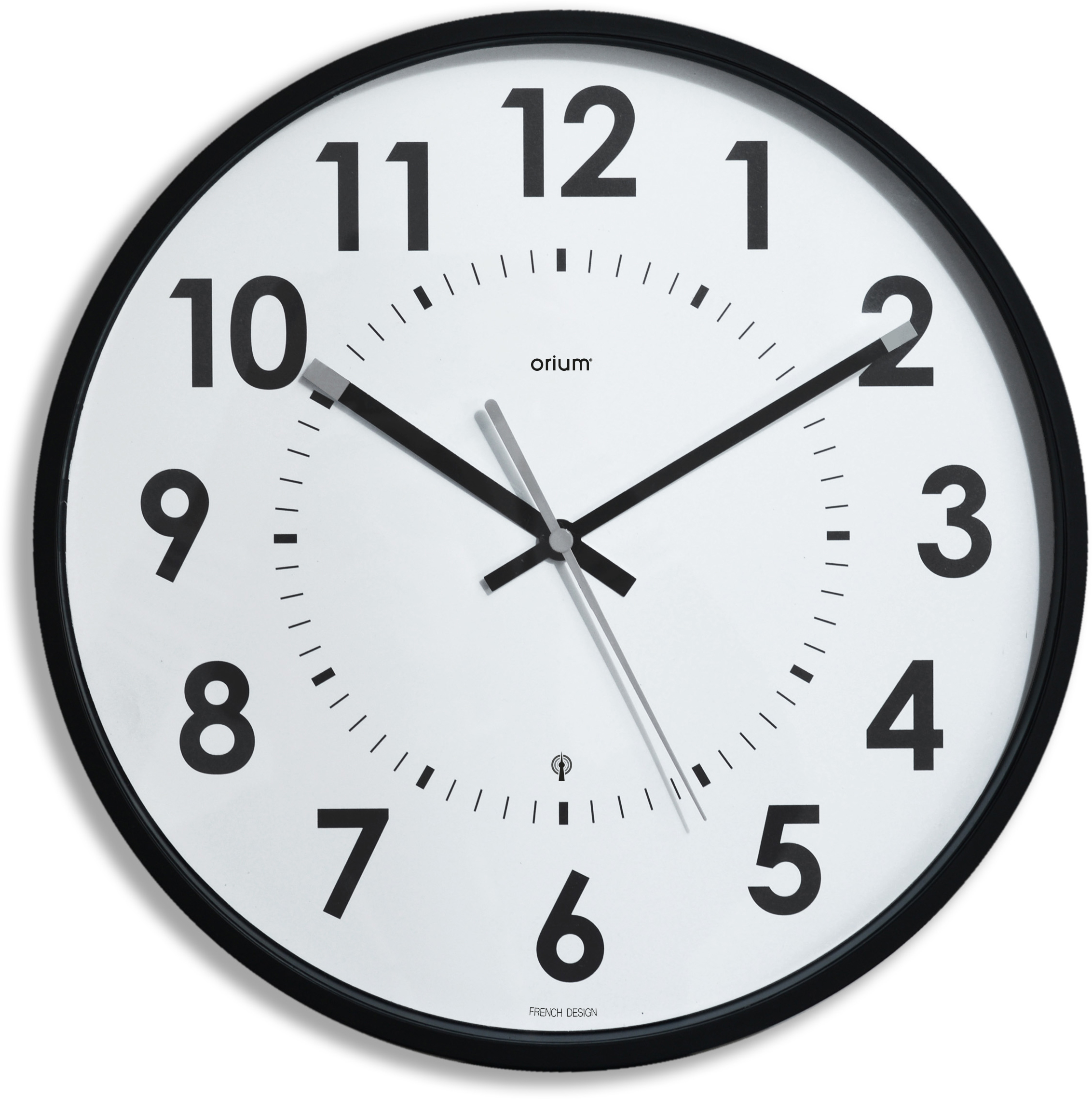 photo CEP Horloge murale 35cm 2115250011 blanc, horloge radio