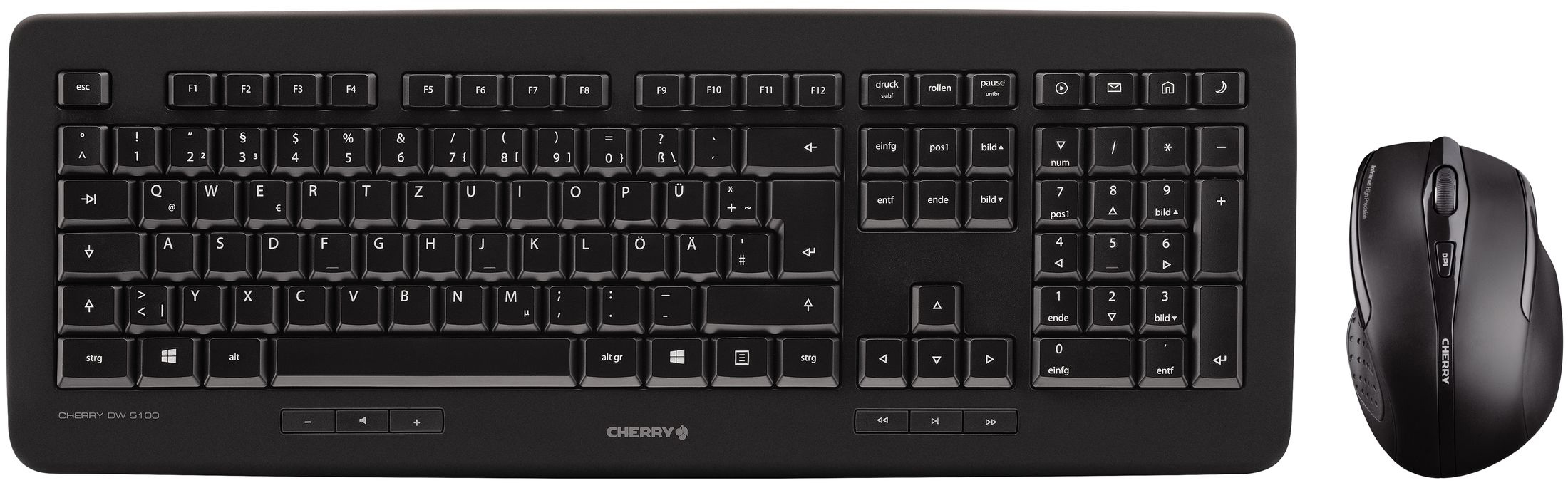 photo CHERRY Keyboad, mouse JD-0520CH-2 wireless DW 5100