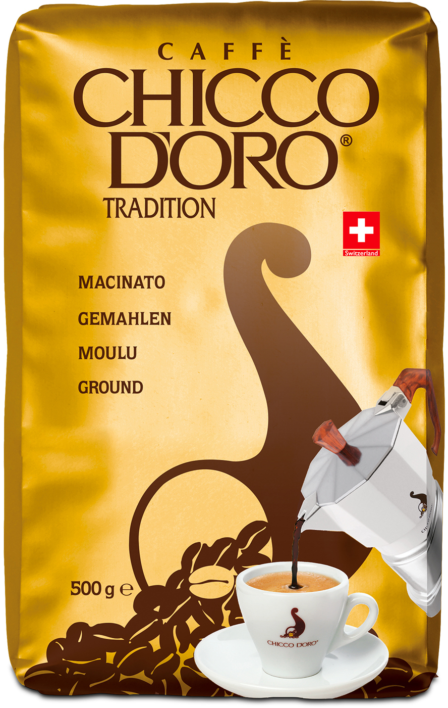 photo CHICCO D'ORO Tradition 500g 120500 Café moulu
