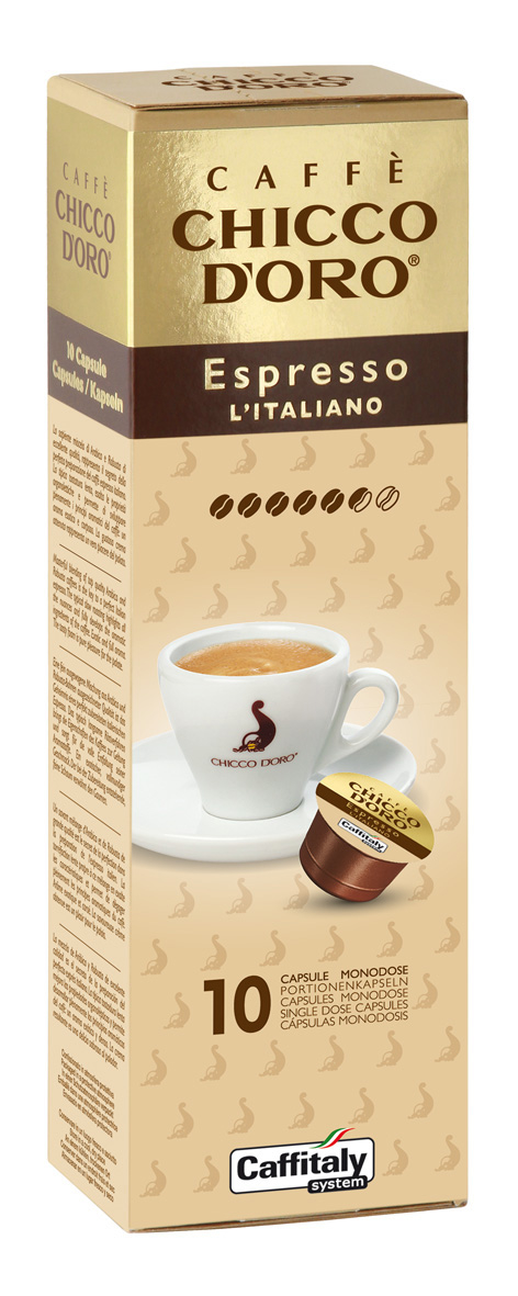 CHICCO D'ORO Café Caffitaly 802017 Espresso Italiano 10 pcs.