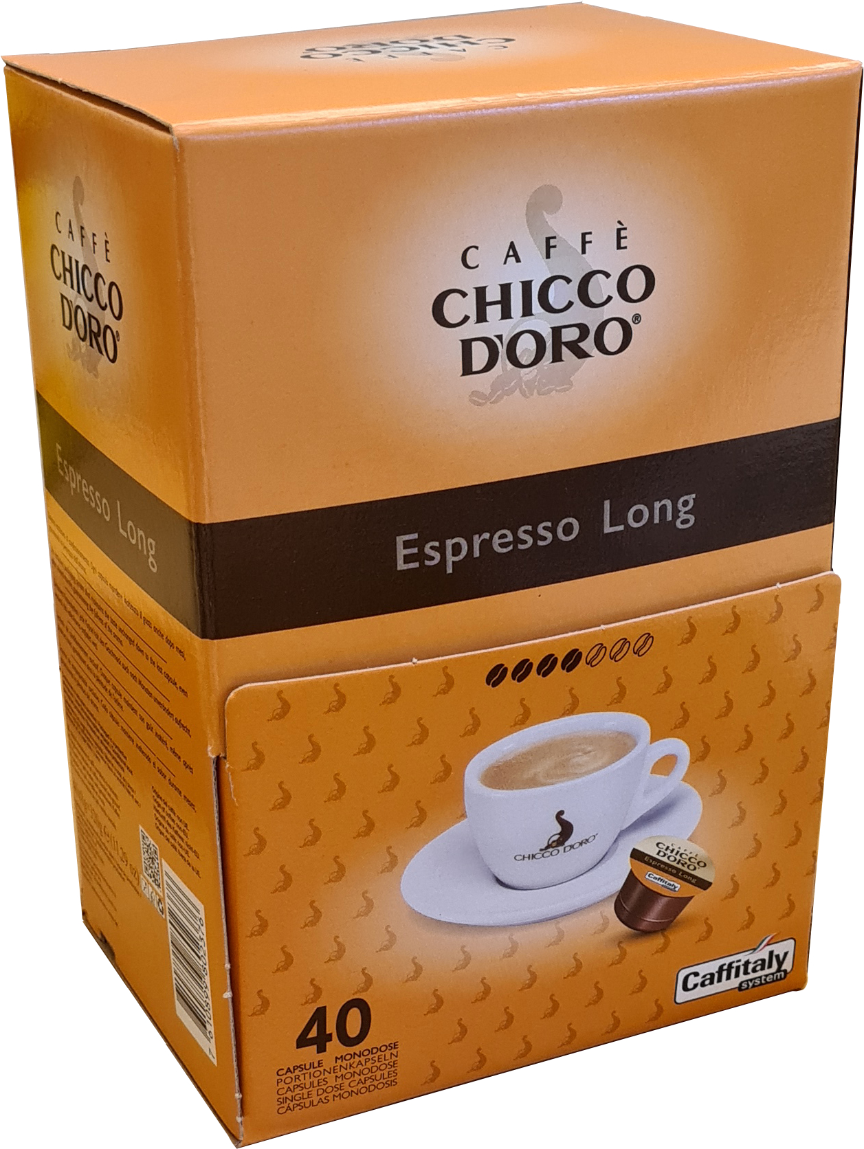 CHICCO D'ORO Kaffee Caffitaly 802376 Espresso Long 40 pcs.