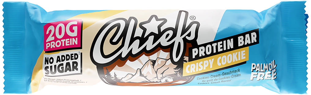 photo CHIEFS Protein Bar Crispy Cookie 5927 55g, 12 pcs.