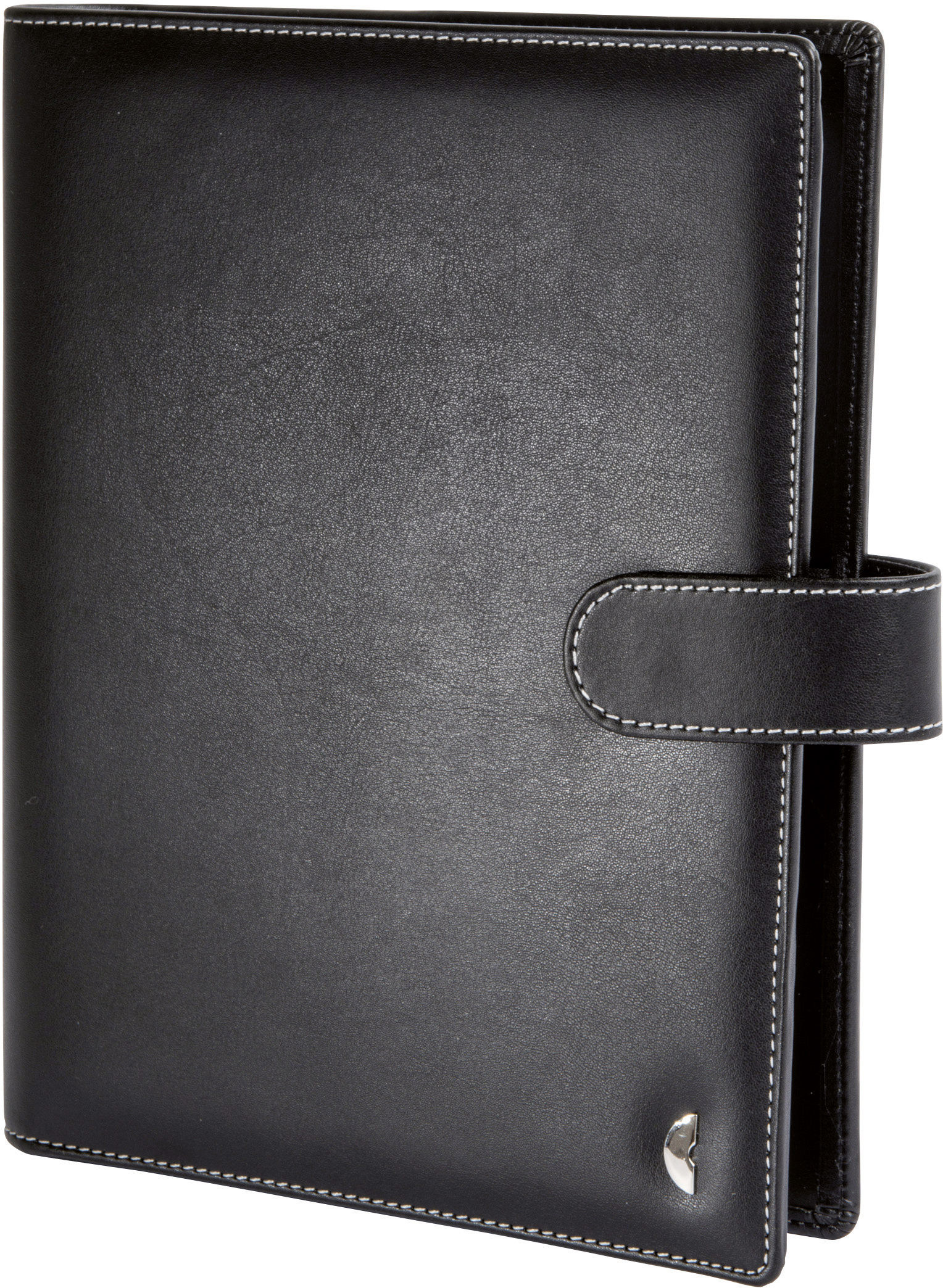 photo CHRONOPLAN Class. à anneaux Einst. Slim 50107Z.26 simili-cuir noir A5