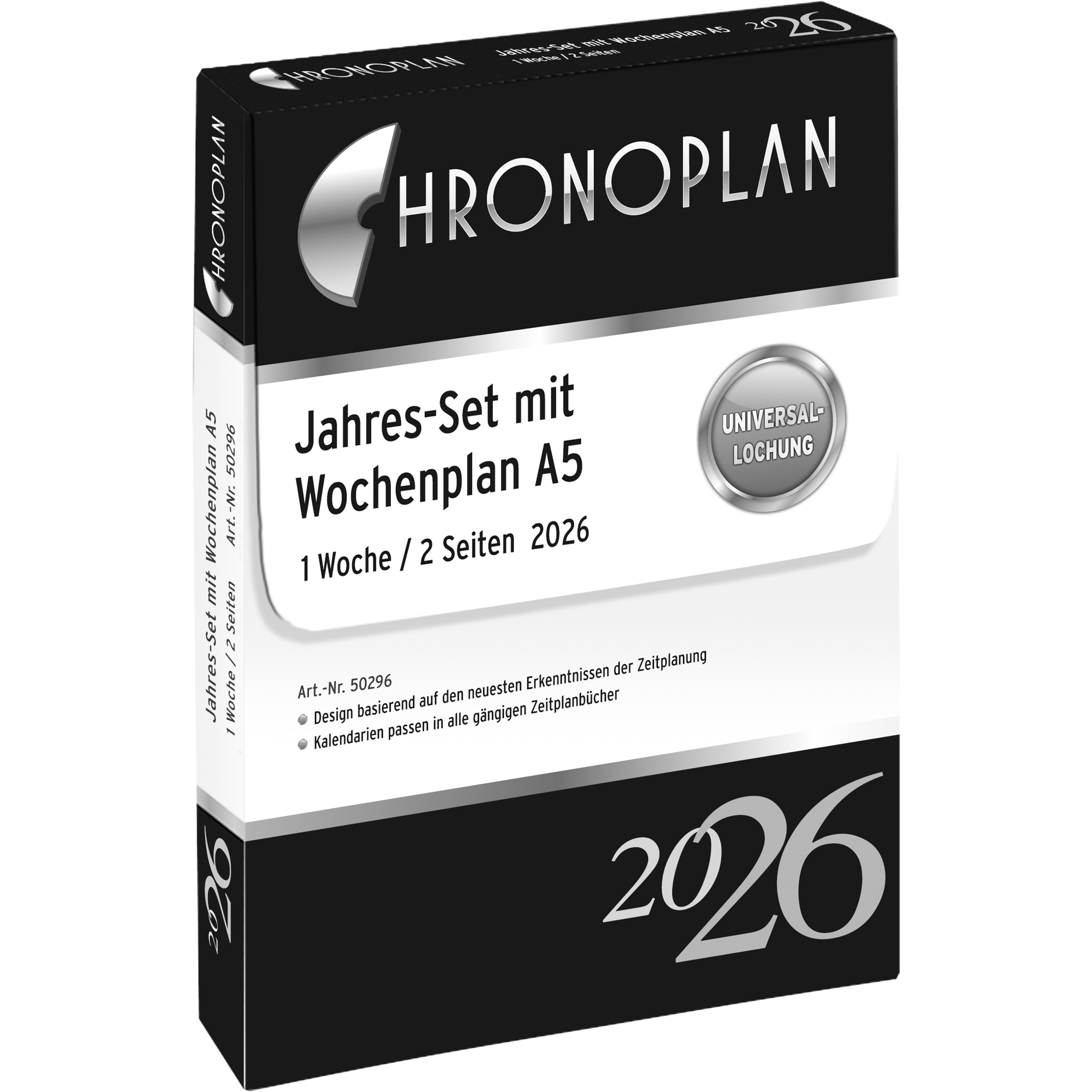 photo CHRONOPLAN Set annuel plan semainier 2026 50296Z.26 1S/2P A5