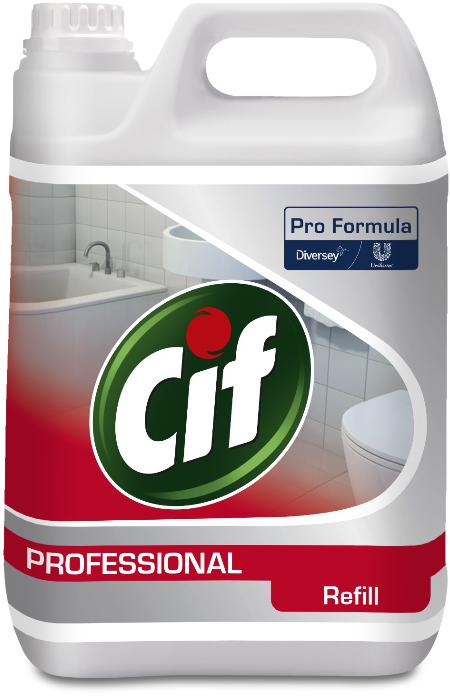 photo CIF CITRON Nettoyant salle de bain 5lt 7517831 Professional