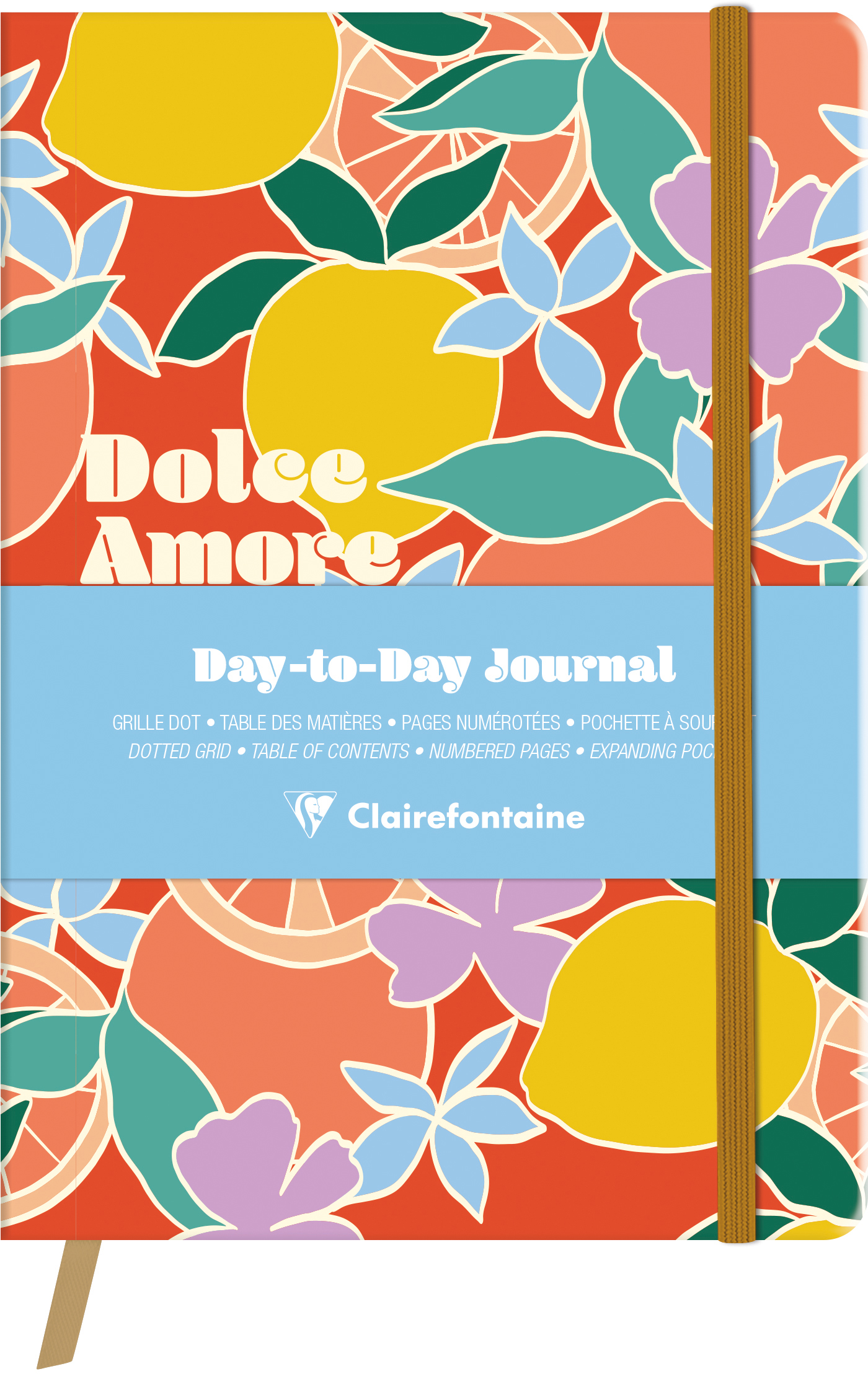 photo CLAIREFONTAINE Journale DolceAmore A5 116266C pointillé assorti 96 feuilles