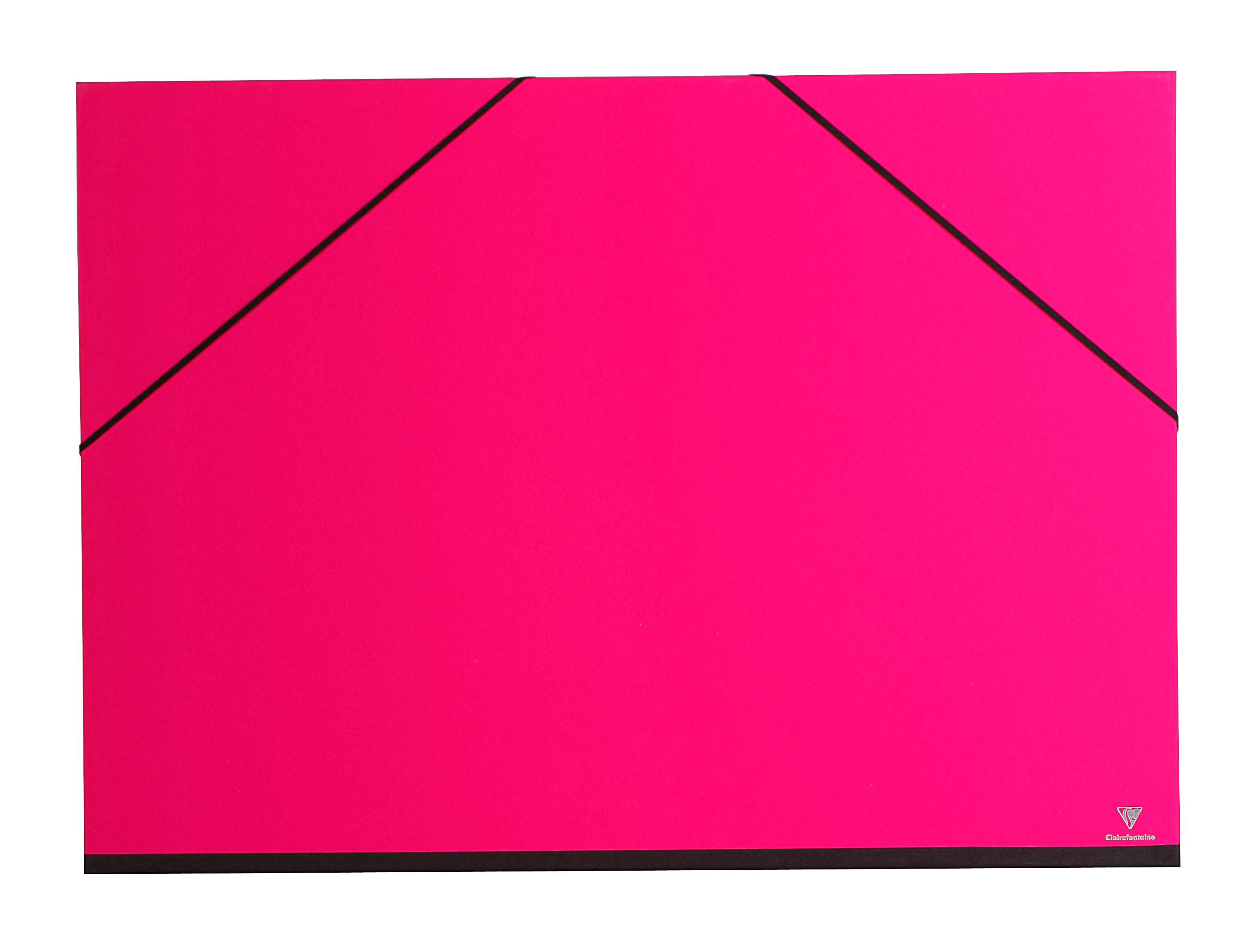 CLAIREFONTAINE Carton à dessin 52x72cm 144406C fuchsia