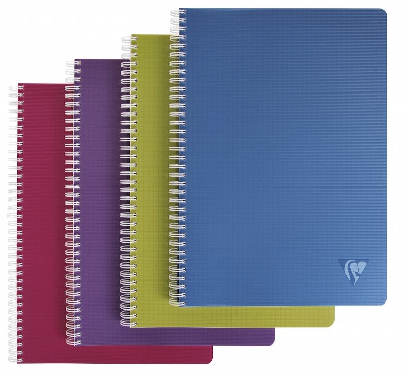 CLAIREFONTAINE LINICOLOR Cahier A4 329126 5mm 90 feuilles