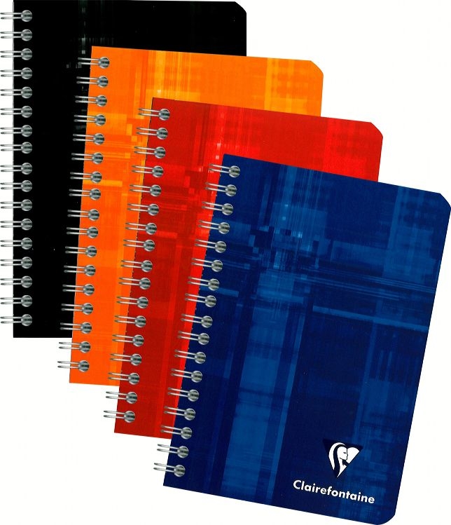 CLAIREFONTAINE Cahier ass. 9x14cm 68592 5mm 50 feuilles