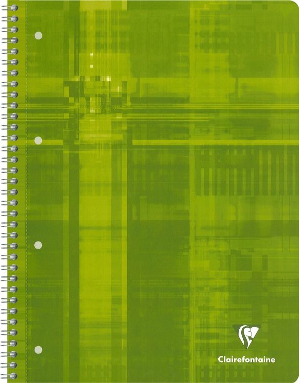 CLAIREFONTAINE Carnet spirale Studium A4+ 8252 5mm, ass. 80 feuilles