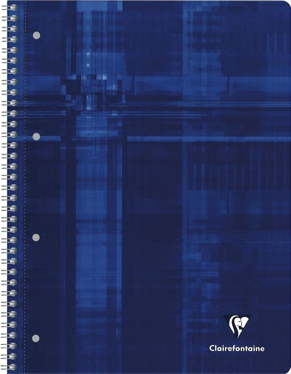 photo CLAIREFONTAINE Cahier spirale Studium A4+ 8252C ass., quadrillé, 5mm 80 feui.